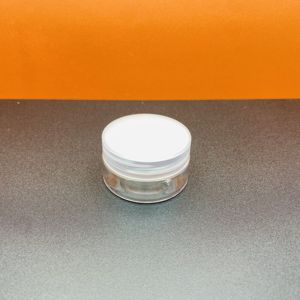 Pots en plastique ronds PET de 25 ml avec couvercle à vis transparent, étanches, pour crème et savon liquide, pour soins personnels - Product Image 1