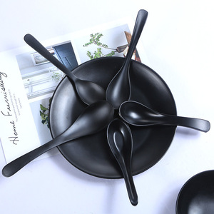 ช้อนเมลามีน A5 ด้ามยาว ทนทาน ใช้ในโรงแรมเชิงพาณิชย์ สีพื้น - Product Image 2