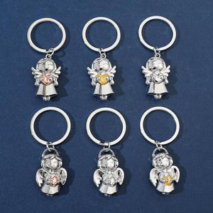 Nuevo Llavero de Ángel Sonriente para Niños y Niñas, Regalo de Navidad, Venta al por Mayor, Éxito de Ventas Transfronterizo - Product Image 1