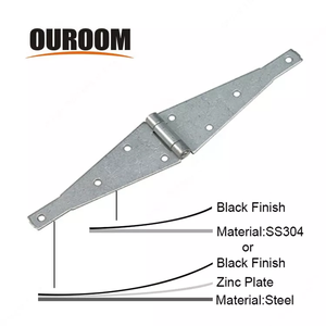 Bisagra <span class=keywords><strong>de</strong></span> Correa extra resistente <span class=keywords><strong>de</strong></span> 8 pulgadas Acero <span class=keywords><strong>de</strong></span> 3,5mm para puertas <span class=keywords><strong>de</strong></span> madera <span class=keywords><strong>grandes</strong></span> Puertas <span class=keywords><strong>de</strong></span> entrada Durabilidad - Product Image 5