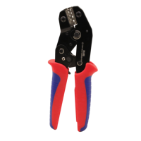 Mini-pince à sertir manuelle en acier à poignée droite, avec poignée souple en plastique, personnalisable OEM, avec étui souple pour l'électronique