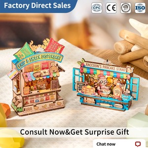 Kit de Magnets de Réfrigérateur Personnalisables DIY Écologiques, <span class=keywords><strong>Mini</strong></span> Coin Livre, Puzzle en Bois 3D à Motifs Animaux, Décoration d'Intérieur, Cadeau Souvenir Créatif - Product Image 1