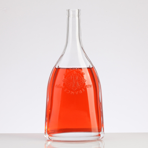 Botella <span class=keywords><strong>de</strong></span> <span class=keywords><strong>Licor</strong></span> <span class=keywords><strong>de</strong></span> <span class=keywords><strong>Agave</strong></span>, Whisky, Brandy, Tequila Xo <span class=keywords><strong>de</strong></span> Lujo <span class=keywords><strong>de</strong></span> 700 ml, Vidrio Flint Transparente, con Superficie Grabada con Ácido, Tapa Corona, Tamaños <span class=keywords><strong>de</strong></span> 375 ml/300 ml - Product Image 5
