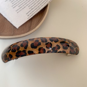 กิ๊บติดผมลายเสือดาวสไตล์เกาหลีแบบวินเทจสำหรับผู้หญิง ดีไซน์เรียบง่าย สวยหรู ประดับดาว - Product Image 6