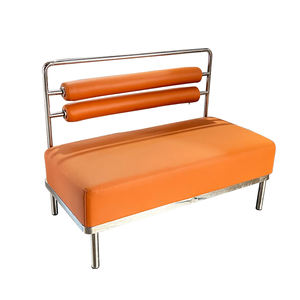 Mesa de comedor moderna de acero inoxidable de 120cm para exteriores para restaurante, Hotel, barbacoa, parrilla, barbacoa de Gas coreana, muebles plegables para - Product Image 6