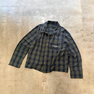 เสื้อเชิ้ตแขนยาวสไตล์วินเทจลายสก็อตสำหรับผู้ชาย ผ้าฝ้าย 100% ผลิตโดยผู้ผลิตเสื้อผ้าสตรีทแวร์ฤดูใบไม้ร่วง รับผลิตตามแบบ - Product Image 1