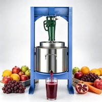 Multifunctionele roestvrijstalen handmatige sapcentrifuge PLC-core voor huishoudelijk en commercieel gebruik voor fruit, honing en kokosnoot