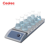 Agitateur magnétique à plaque chauffante 4/6 canaux avec contrôle numérique LCD pour laboratoire - Chine