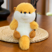 Peluche Capybara Super Mignonne et Ultra Douce en Polyester et Coton PP, Jouet en Forme de Boule Gonflée, Cadeau Unisexe pour Enfants 14+, Vente en Gros Disponible