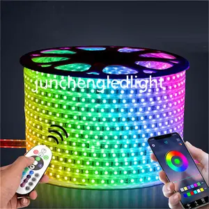 10M RGB Âm Nhạc Đồng Bộ Và Màu Xanh Răng Ứng Dụng Điều Khiển + IR Xa Xa Xa Thông Minh RGB 5050 Cầu Vồng Hiệu Ứng Âm Nhạc Giấc Mơ Màu Sắc LED Dải Ánh Sáng - Product Image 1