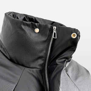 YUCHEN Fabricant OEM Veste polaire noire de haute qualité pour hommes avec impression extérieure et mode - Product Image 5