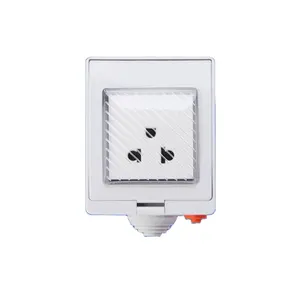 Surface Mount Embedded US UK Type Power WiFi Socket IP55 Smart Waterproof Box Socket for Household