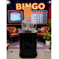 Machine à tirage automatique Huaxi Huaxi-M pour loterie de boules et bingo avec programme en direct et souffleur de billes en bois
