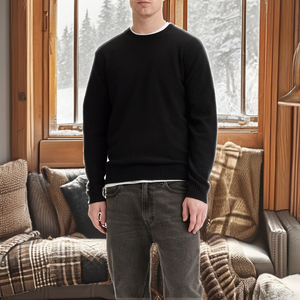 Hot Selling Long Sleeve Knitted Custom <b>Wool</b> <b>Sweater</b> Crew Neck Knit Pullover Anti-Wrinkle Thick Autumn Basic High Quality <b>for</b> <b>Men</b> - Product Image 2