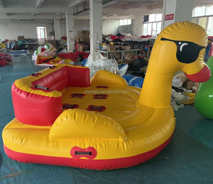 Sofá de agua remolcable ZHENGKU-Tubo inflable resistente para remolque de barcos, esquí y deportes acuáticos - Product Image 6