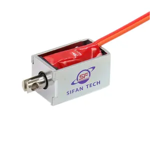 AC 220V Mini Nhiều Lớp Solenoid Chi Phí Thấp Mở Khung Push-Pull Nam Châm Điện Solenoid Cho Máy In 3d Hình Ống Nam Châm Điện