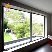 Ventana Corredera de UPVC con Aislamiento Térmico, Vidrio Bajo Emisivo Doble Templado y Junta de EPDM para Proyectos de Construcción Energéticamente Eficientes
