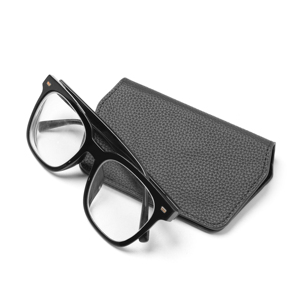 Custodia per <span class=keywords><strong>Occhiali</strong></span> in Pelle Nera con <span class=keywords><strong>Clip</strong></span>, Porta <span class=keywords><strong>Occhiali</strong></span> da Sole, Resistente ai Graffi, Borsa Protettiva da Viaggio - Product Image 1
