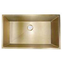 Évier de cuisine encastré en acier inoxydable SUS304 artisanal de luxe, design moderne, lavabo de haute qualité