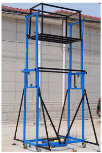 Plataforma Elevadora Eléctrica de 500 kg y 10 m, Elevación de <span class=keywords><strong>2</strong></span> a 6 <span class=keywords><strong>Metros</strong></span> para Construcción, Decoración, Mantenimiento, Andamio con Control Remoto - Product Image 5