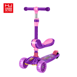 HW TOYS <span class=keywords><strong>Scooter</strong></span> à deux roues en plastique et alliage pas cher, voitures de course à roulettes pour enfants, adolescents et adultes, rose, noir, jaune, bleu - Product Image 1