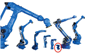 Robot Industrial Moto Mini de 6 Ejes, Carga Útil de 0.5 kg, Radio de Trabajo Máximo de 350 mm, Paletización, IP67, Función PLC, Motor - Product Image 6