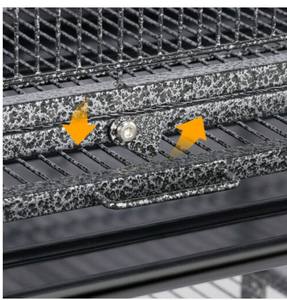 Yohellall'ingrosso piccolo MOQ vendita calda di lusso grande spazio grande metallo nero ferro pappagallo cannone budgie gabbia per uccelli con giocattoli - Product Image 6