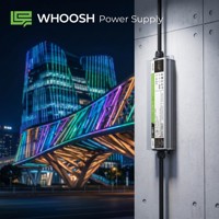 HXS-150L-12 Transformador de Alimentación Delgado sin Ventilador AC-DC LED para Exteriores 150W 12.5A 12V DC de un Solo Driver para Iluminación y Señalización IP67 Impermeable