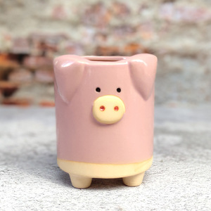 Creativo lindo Animal en forma <span class=keywords><strong>de</strong></span> flor <span class=keywords><strong>de</strong></span> cerámica <span class=keywords><strong>macetas</strong></span> decoración del hogar regalo olla - Product Image 4