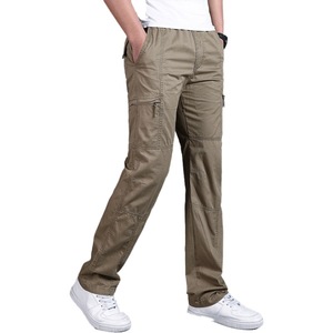 <span class=keywords><strong>Pantalon</strong></span> décontracté <span class=keywords><strong>grande</strong></span> <span class=keywords><strong>taille</strong></span> pour <span class=keywords><strong>homme</strong></span>, coupe droite, pour <span class=keywords><strong>homme</strong></span> corpulent - Product Image 1
