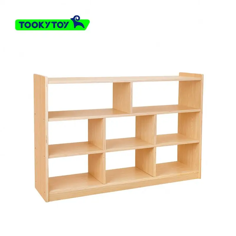 Solid Wood Toy Cabinet Combination Cabinet Children's Storage Area Corner Cabinet Montessori Toys