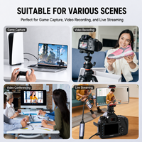 Carte de capture vidéo HDMI 4K USB 3.0, entrée 4K 30Hz, sortie 1080P 60Hz, pour streaming, enregistrement et OBS