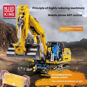 Yuxing pour Mold <span class=keywords><strong>King</strong></span> modèle d'excavatrice à haute difficulté 13112 blocs de construction d'assemblage pour adultes ensembles sur le thème de la voiture en plastique - Product Image 2
