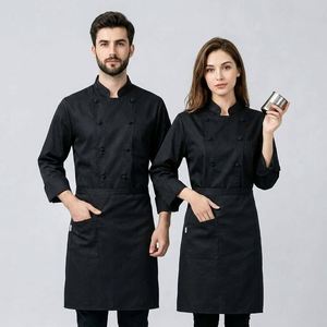 เสื้อเชฟแขนยาวผ้าฝ้ายคุณภาพสูงสำหรับพนักงานโรงแรม - Product Image 1