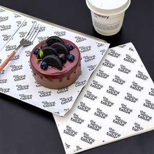 Papel de Envolver para Pasteles Desechable, Ecológico, Biodegradable, Reciclable, Resistente a la Grasa y al Agua, de Grado Alimenticio - Product Image 3