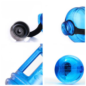 プラスチック製小型口直接飲用大容量屋外スポーツウォーターカップ2.2Lポータブルボトルストラップ付き夏新品 - Product Image 3