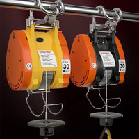 Nouvelle treuil électrique métallique à câble, mini-treuil léger monophasé 110V 50kg, protection IP55, télécommande, moteur 1.8KW