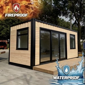 Case Prefabbricate di Lusso Moderne da 20ft e 40ft dalla Cina con Porte Scorrevoli in Vetro, Ideali <span class=keywords><strong>per</strong></span> Rifugi nel Cortile, Cabine <span class=keywords><strong>per</strong></span> Vacanze, Mini Case Prefabbricate - Product Image 5