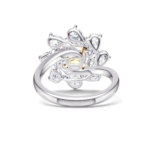 Nouvelle bague ovale rose en argent S925 pour femme, style niche, luxe léger, mode raffinée, bijoux de mariage de haute qualité, vente chaude - Product Image 5