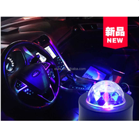 EURS Auto USB DJ 6W 5V Car Led Burst Flash Rhythm Interior Sound Control Music Atmospheres Light
