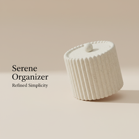 Contenitore Porta Cotonetti in PP Antipolvere Multifunzione per Scuola e Bagno, Dispenser con Coperchio per Qtip, Scatola di Stoccaggio Nordica Scanalata