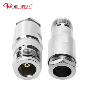 Коаксиальный Соединитель с антенной типа <span class=keywords><strong>N</strong></span>, разъем L16 <span class=keywords><strong>N</strong></span>, гнездо, Прямой зажим для LMR400 RG8 RG213 RG214 H1000 RF коаксиальный кабель - Product Image 1