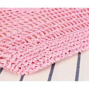 Borsa a tracolla da <span class=keywords><strong>donna</strong></span> di alta qualità lavorata a mano all'uncinetto da spiaggia alla moda all'uncinetto per le vacanze - Product Image 4