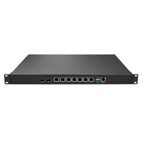 Serveur EVUC 1U Intel Haswell 6 Intel 82574L GbE 2 10G SFP DDR3 SODIMM 4 Stockage PfSense OPNsense VPN Pare-feu