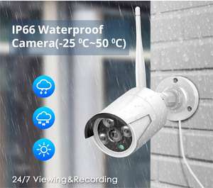 Kit de cámara de seguridad WiFi de 4 canales EseeCloud 12,5 pulgadas LCD <span class=keywords><strong>Monir</strong></span> 3MP 5MP WiFi NVR kit Cámara IP inalámbrica sistema de cámara de seguridad cctv - Product Image 3