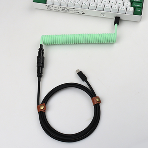 Hot bán <span class=keywords><strong>USB</strong></span> C để C dài cuộn cáp mở rộng với gx16 Aviator nối cho bàn phím cơ khí máy tính xách tay - Product Image 5