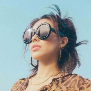 2021 New Arrival Fashion Vintage Women Black <b>Pink</b> Big <b>Frame</b> Sunglasses UV400 Oversized Round Sunglasses for Ladies - Product Image 1