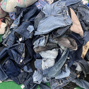 Pantalones Vaqueros de Marca de Segunda Mano, Embalaje Aleatorio F8, <span class=keywords><strong>Jeans</strong></span> de Alta Calidad para <span class=keywords><strong>Hombre</strong></span> y Mujer, Ropa Usada al por Mayor - Product Image 2