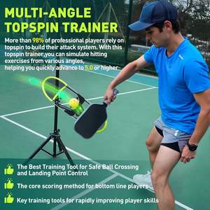 Entraîneur de Topspin pour Pickleball, Rebondisseur Réglable à 360° pour l'Entraînement Professionnel, Aide à l'Entraînement au <span class=keywords><strong>Tennis</strong></span> pour le Spin, le Volley et le Stroke - Product Image 4