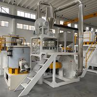 Contrôle automatique série SMF de l'alimentation des machines meuleuses à rotor en plastique PVC avec dispositif de dépoussiérage broyeur en plastique rigide